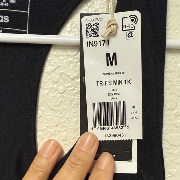 NWT ADIDAS Women's Black Racerback Tank Top - Picture 4 of 10